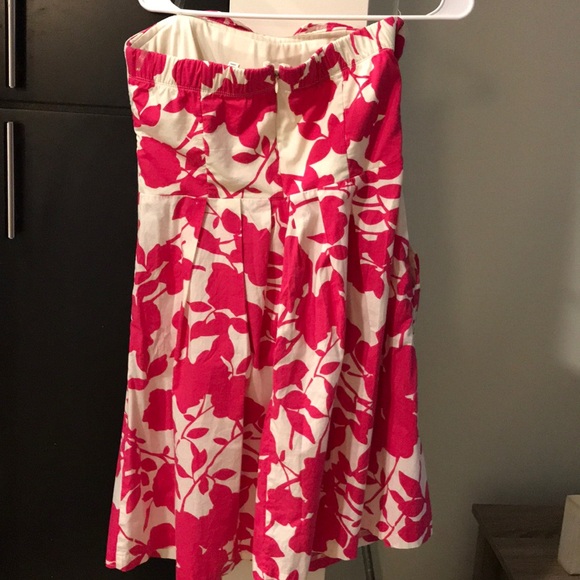 Strapless Floral Dress - Picture 3 of 4